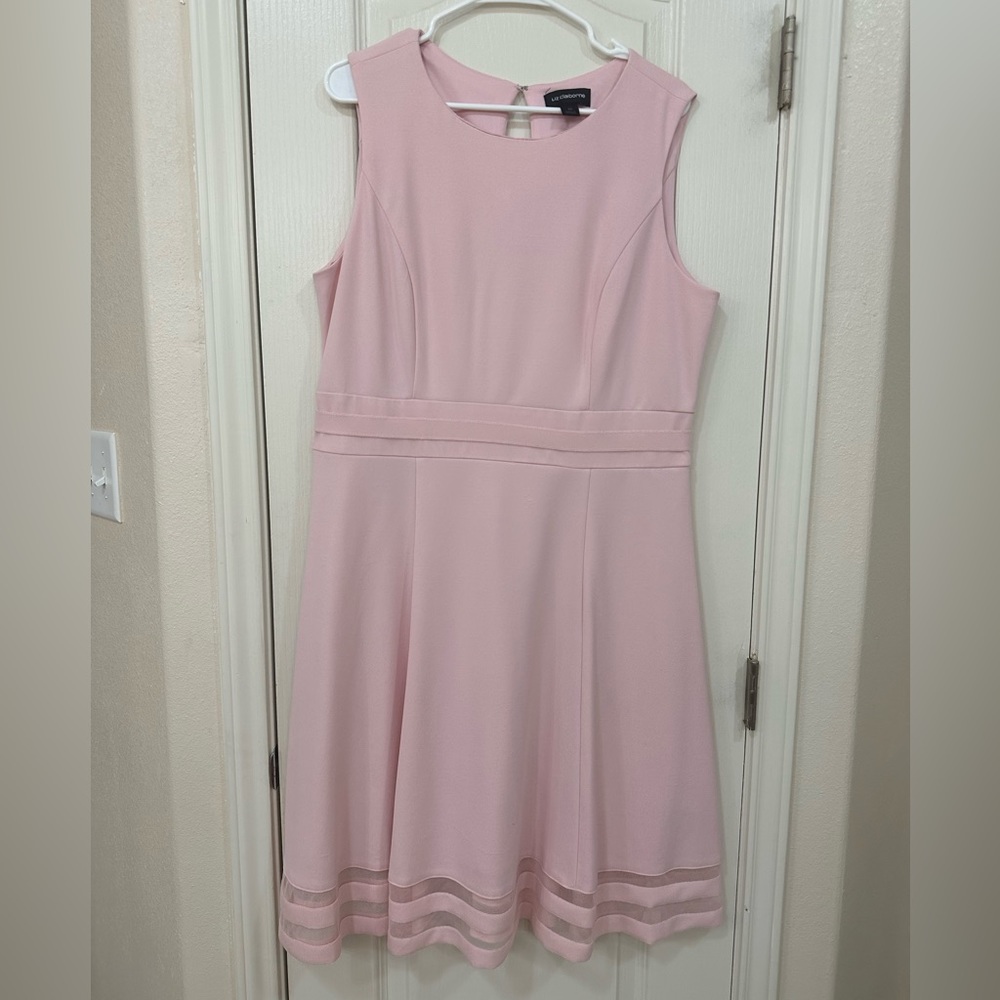 Liz Claiborne, Size 16, Light Pink sleeveless dress